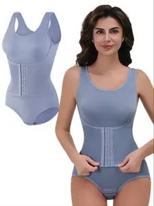 1pc Women'S Corset Shapewear Waist Girdle - Adjustable Back Support, Medium Compression, All-Season Comfort, Design for Posture & Back Shaping, Hand Washable, Back Shaping Underwear, High Waisted Shapers, Bodysuit