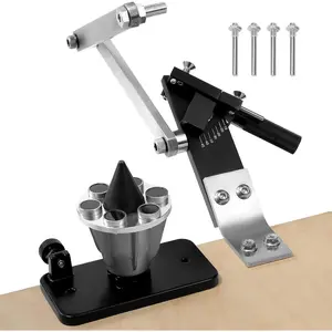 VEVOR Lawn Mower Blade Sharpener, 15 - 45 Adjustable Lawnmower Blade Sharpening Tool with 4 Adapter Pins, Ball Bearing Design 25mm Enlarged Handle, Compatible with Most Angle GrindersVEVOR Super Brand Day