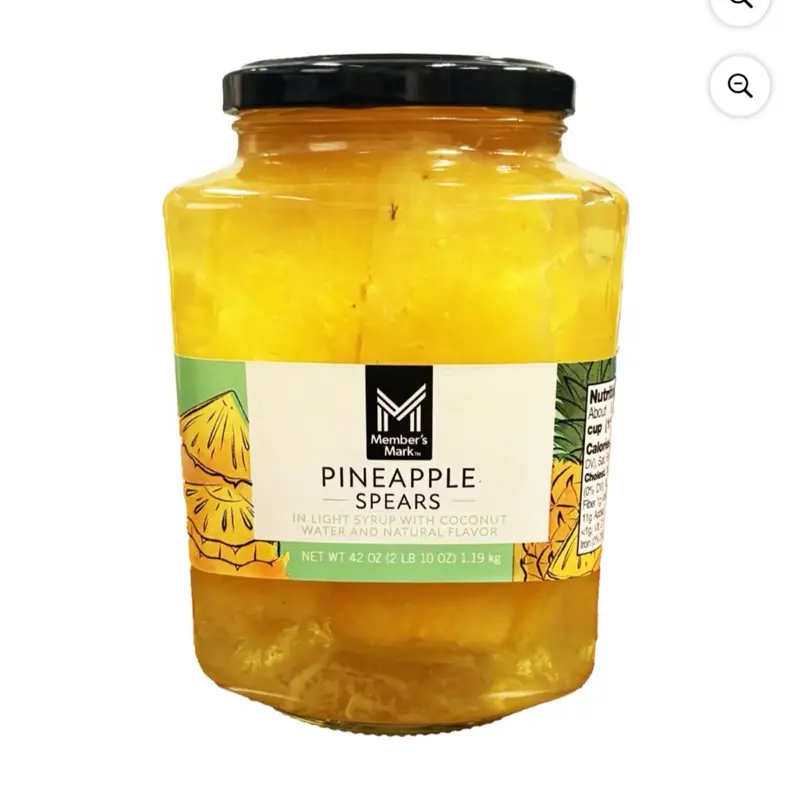 Pineapple Spears Light Syrup Coconut Water 42oz *(New Packaging)* Pineapple Spears Light Syrup Coconut Water 42oz *(New Packaging)*