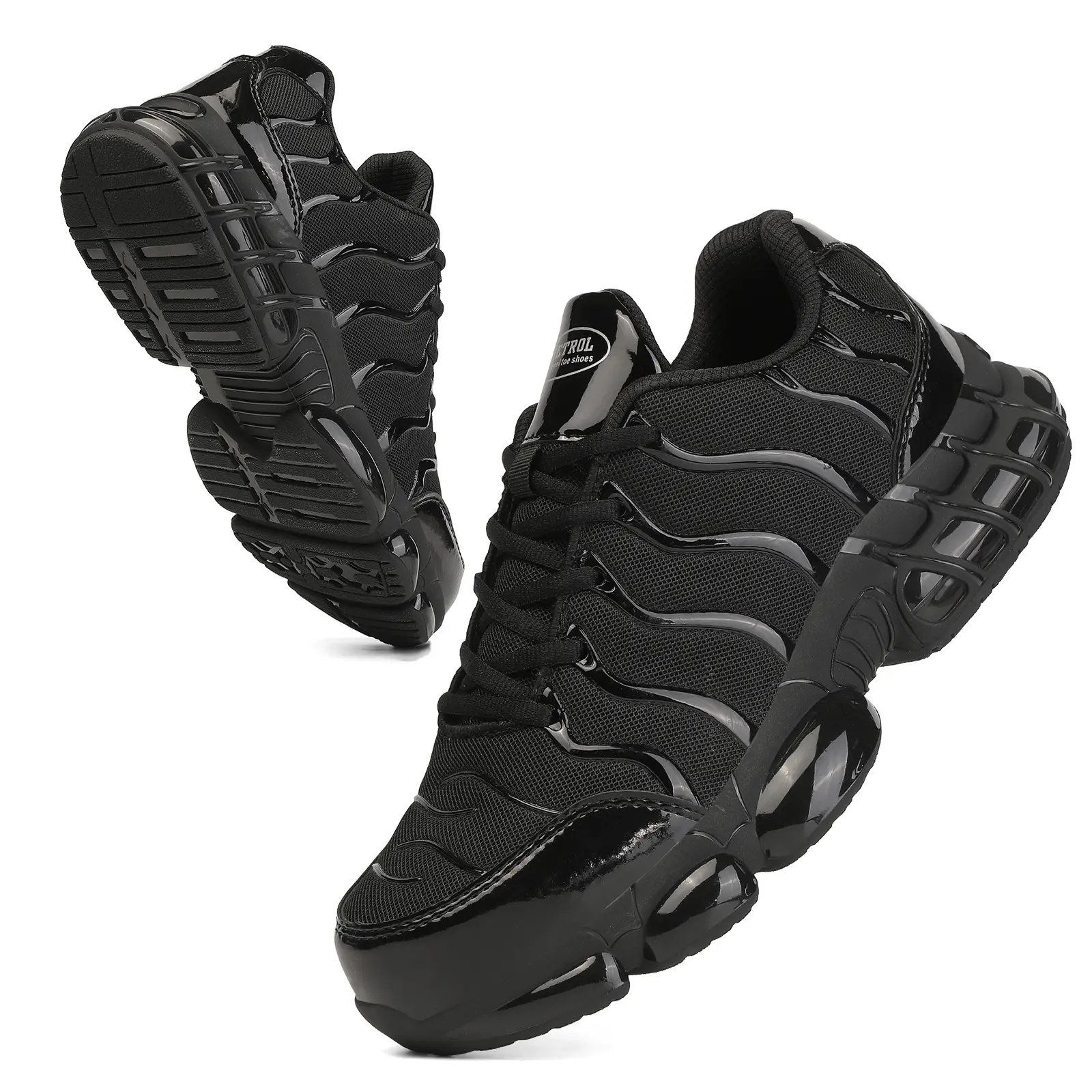 Steel Toe Work Shoes Mens Safety Composite Toe Sneakers Lightweight Comfortable Black Wide Top Labor Work Shoes Footwear Safety Boots Comfortable Men'