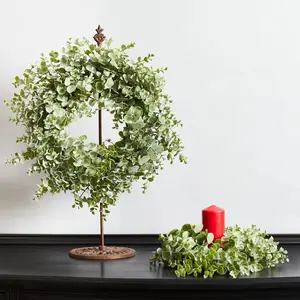 Eucalyptus Mini Wreath or Candle Wreath Centerpiece