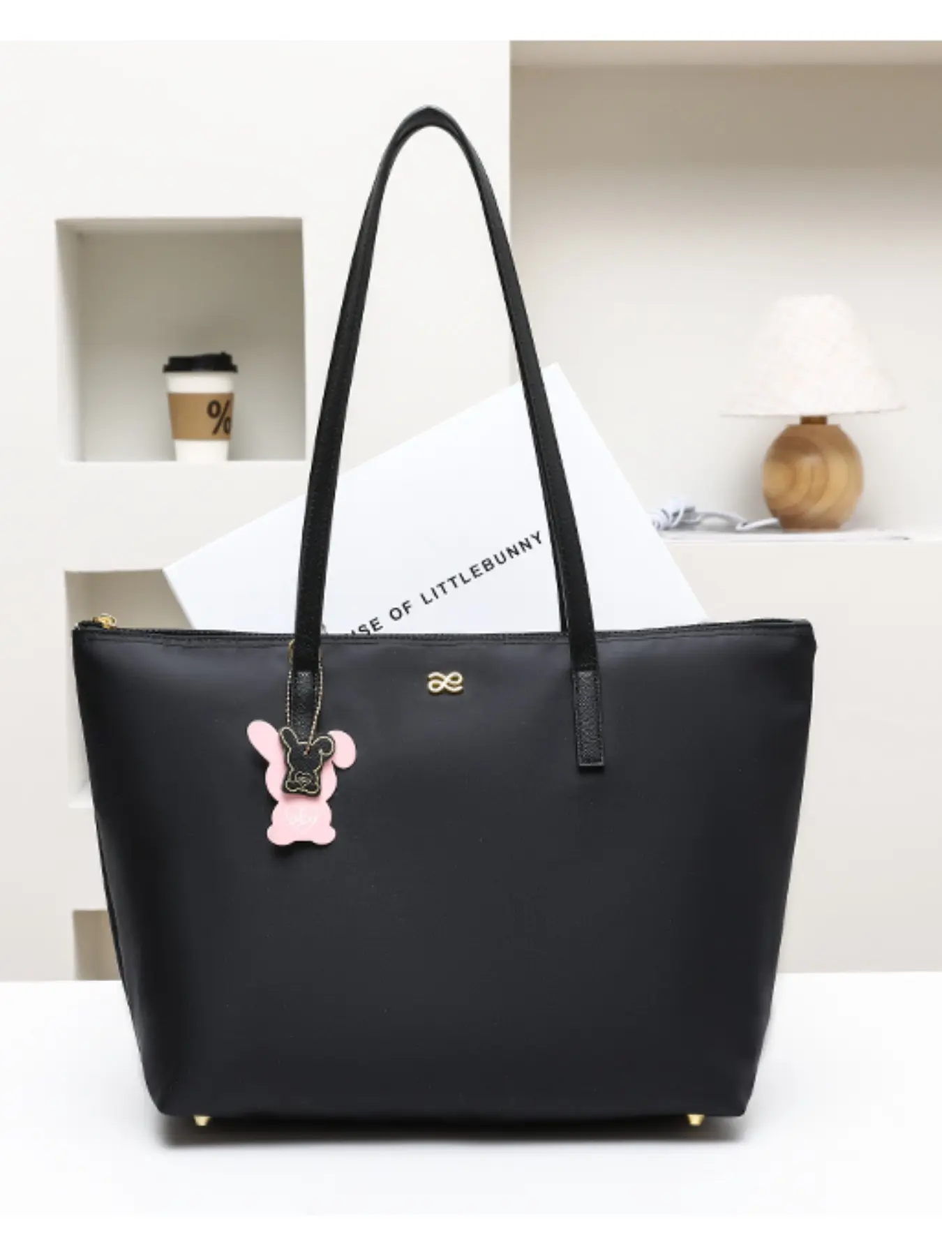 Nylon Casual Large Capacity Portable Tote Bag, Modern Women's Coffee Daily Shoulder Bag, City Walk Brunch Shopping Relaxation Bag, Daily Commuter Bag, Shopping Tote Bags