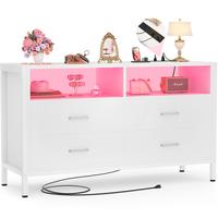 White-4 Drawers