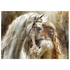 A1 Decoupage Fiber - Soulful Bond - 1 sheet, A1 size