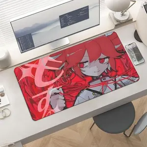 Kasane Teto Anime Mouse Pad with Vibrant Red Design for Gaming and Office Use Large Size Comfortable Surface Compact Size Ideal for Desk – FASTSHIPPING