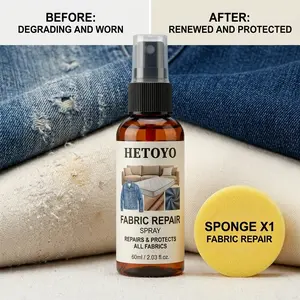 Clothing Repair Agent 2-Piece Set: Powerful Color Fixing and Damage Repair Fabric Care Products