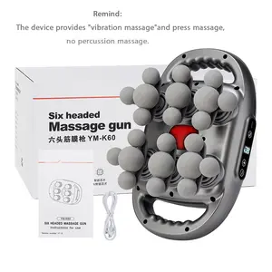 22-head Fascia Massage Machine, Electric Handheld Muscle Massager, Portable Muscle Massagers, USB Rechargeable Massagers, Deep Tissue Muscles Massager, Professional Muscle Relaxation Tool for Home & Travel