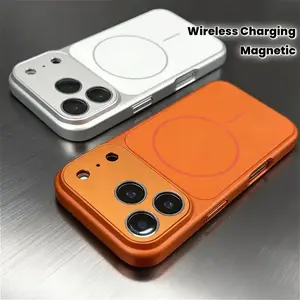 Compatible with Magsafe Magnetic Wireless Charging, camera lens protection, Anti-fingerprint, Military Grade Drop Protection Shockproof Protective Phone case for iphone 17 pro case 16 15 14 Pro max shockproof durable design