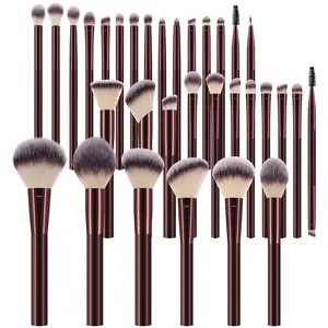32PCS Makeup Brush Sets Premium Synthetic Hair Eyeshadow Blending Brush Sets Cosmetics Tools