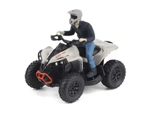Can-Am Renegade X XC 1000R Chalk Gray & Magma Red Diecast 1:32 Scale Model - Diecast Masters 60008