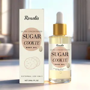 Gourmand Body Oil for Women, Moisturizing and Hydrating, Long Lasting Fragrance, Relaxing Scent, Daily Body Care, Cookie Scented, Nourishing Body Oil