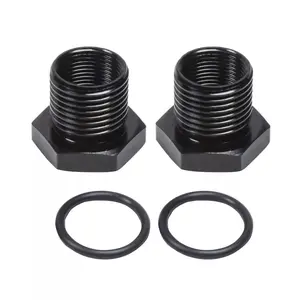 New 1pair steel Thread Adapter 5/8x24 to 3/4x16 Aluminum Premium Thread Adapter, 2Pcs steel Thread Adapter 5/8x24 to 3/4x16 Convert Thread Adapter