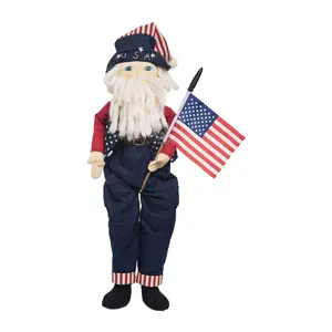 Gallerie II Old Glory Santa Figurine
