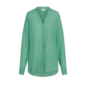 Barcelona Tunic - Pond Crinkle Linen