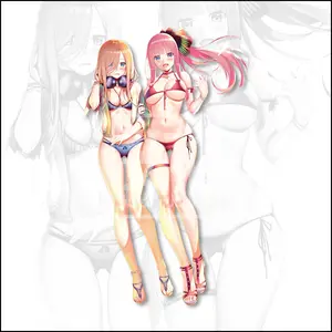 Bikini Nino and Miku Sticker