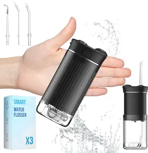 Wireless Water Flosser — Rechargeable Oral Irrigator | 5-Mode Wireless Oral Irrigator | Portable Design | Includes 4 Nozzles and a Removable Water Tank | Ideal for braces wearers those with sensitive teeth  and on-the-go use