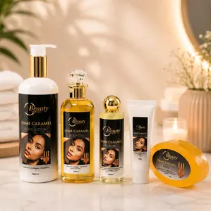 5in1 Dame Caramel Super Glowing Skin Combo for Caramel, Brown and chocolate skin.