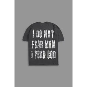 Fear No Man "Faded" Tee in Gray