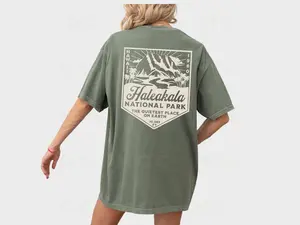 Comfort Colors Graphic Tee Haleakala National Park Shirt, Hawaii Vintage inspired shirt, VSCO shirt, Maui shirt, cute beach shirt, beach tee