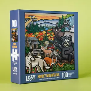 Smoky Mountain 100-Piece Jigsaw Puzzle, Fun Game for Kids and Families