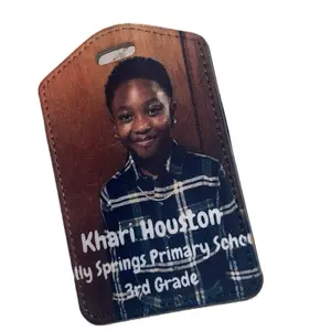 Personalized Badge Holder with Custom Photo Or  Design.