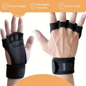 Unisex Workout Gloves - Breathable Gym Accessories for Weightlifting, Cycling
