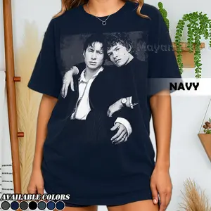 Heated Rivalry Retro 90s Hollanov Hudson Williams Connor Storrie Heated Rivalry Graphic Tshirt