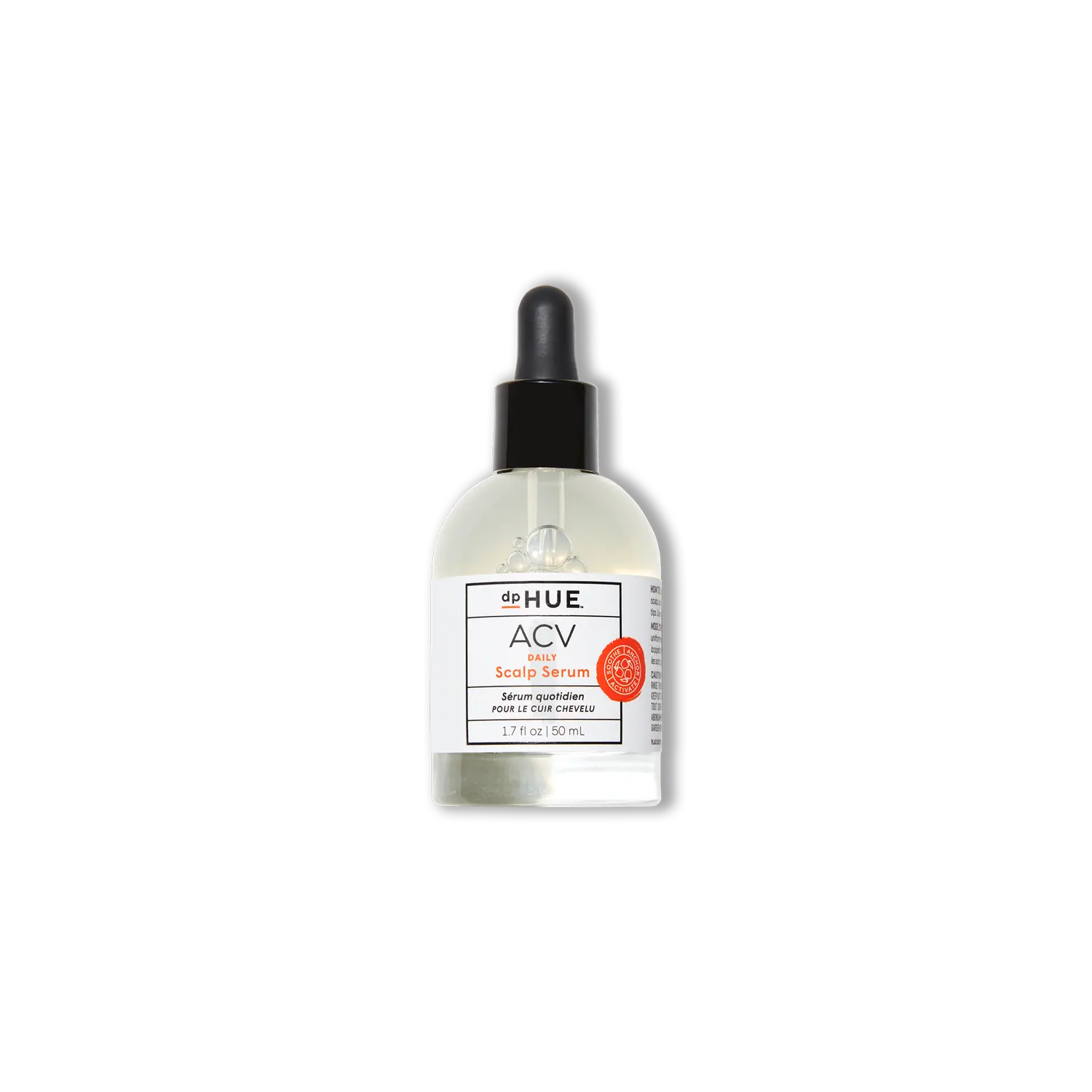 dpHUE Apple Cider Vinegar Daily Scalp Serum - Hydrating & Nourishing Weightless Oil-free Hair Serum For Healthy Hair & Scalp, Anti-shedding, Protective Treatment For Sensitive Scalp, Daily Use