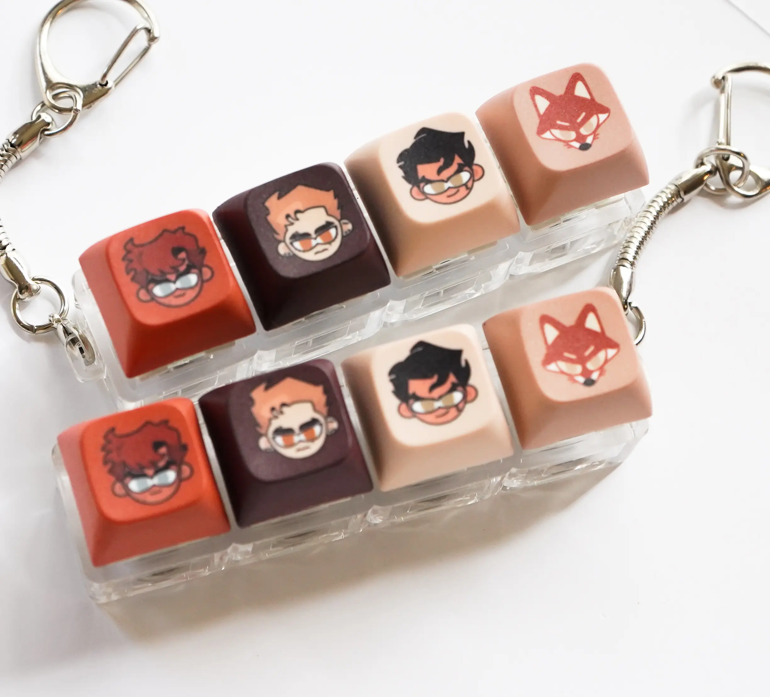 AFTG FIDGET KEYCAP KEYCHAIN - NEIL, ANDREW, KEVIN