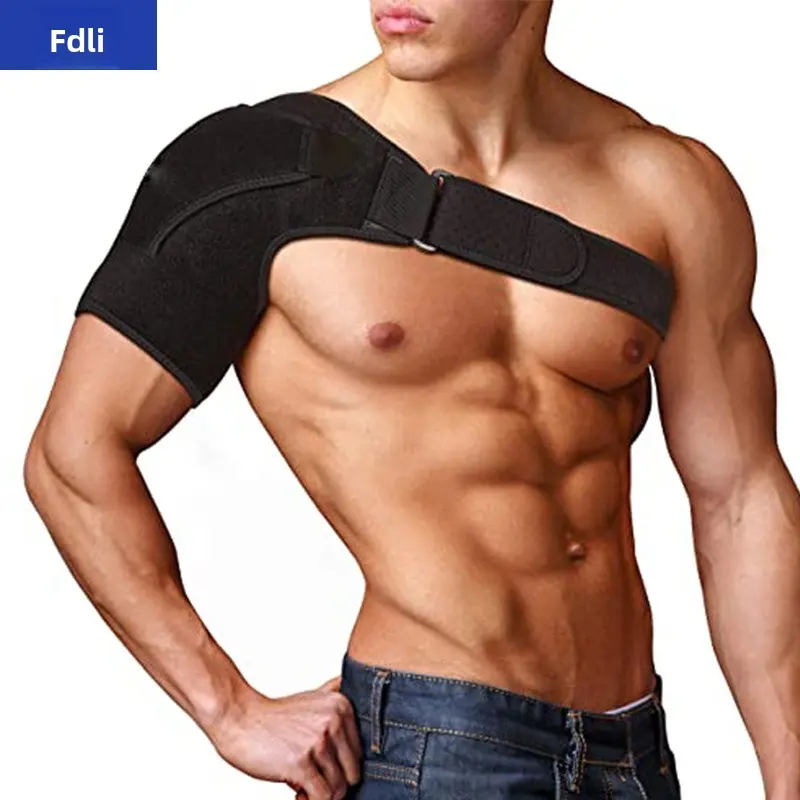 Sports Shoulder Brace Shoulder Strap Compression Shoulder Support for Men and Women Adjustable Shoulder Brace Dislocation Shoulder Strap