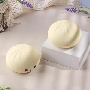 Squishies Dumplings Toys, Stretchy Dumpling Stress Balls Fidget Sensory Toy for Kids and Adults, Squeeze Dough Ball Stress Relief Toy for Birthday Party Favor