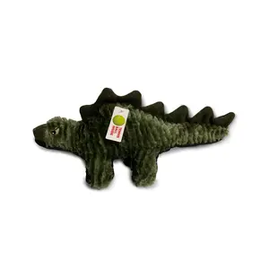 STEELDOG USA LLC Ruffian Dino Stegosaurus Dog Toy
