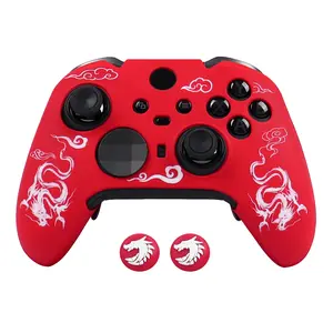 Soft Silicone Protective Case Cover Dragon For Xbox Elite Wireless Controller Series 2 Gamepad Skin Games Accessories