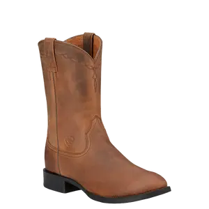Ariat Men’s Heritage Roper Boots Distressed Brown 10002284