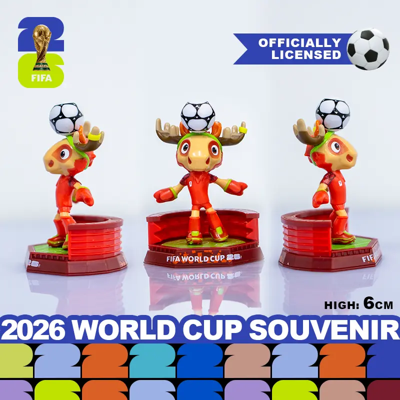 World Cup 2026 USA Canada Mexico Soccer Mascot Toys Collectible