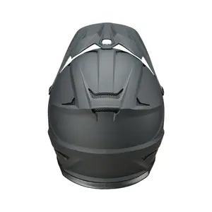 Bike Helmet for Men & Women Durable Impact Resistant Ventilated Adjustable Visor Downhill Race Helmet Black Foam