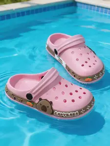 Kids Cardigan Bunny Hole Shoes, Summer Shower Cool Slippers for Boys Girls, Casual Outdoor Sports, Children Beach Sandals, Water Resistant