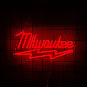 Red Neon Sign LED Wall Light for Parts Shop and Repair Service Station,Garage Man Cave Bar Decor, Bright Acrylic Neon Lamp for Shop Display Gift Idea