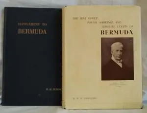 USED-The Post Office, Postal Markings and Adhesive Stamps of Bermuda by M.H. Ludington (Hardcover)