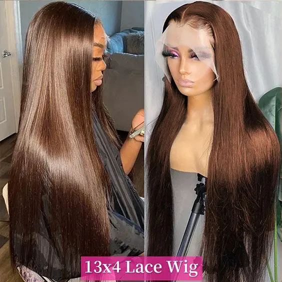 4# 13x4 Straight Lace Wig
