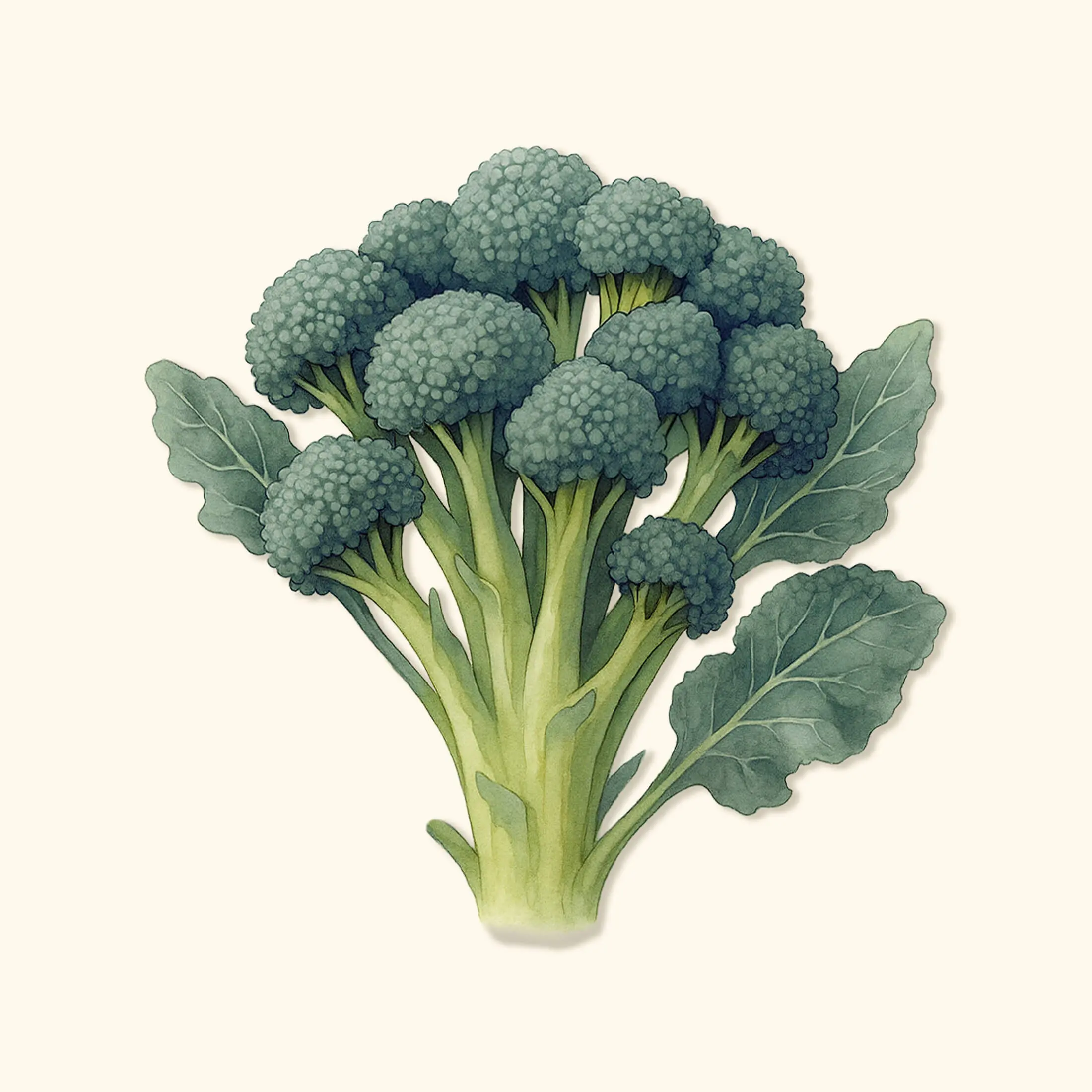 Vego Garden Organic Di Cicco Heirloom Broccoli Premium Seeds, Home Planting Seeds for Outdoor Gardening with Continuous Harvest Capability