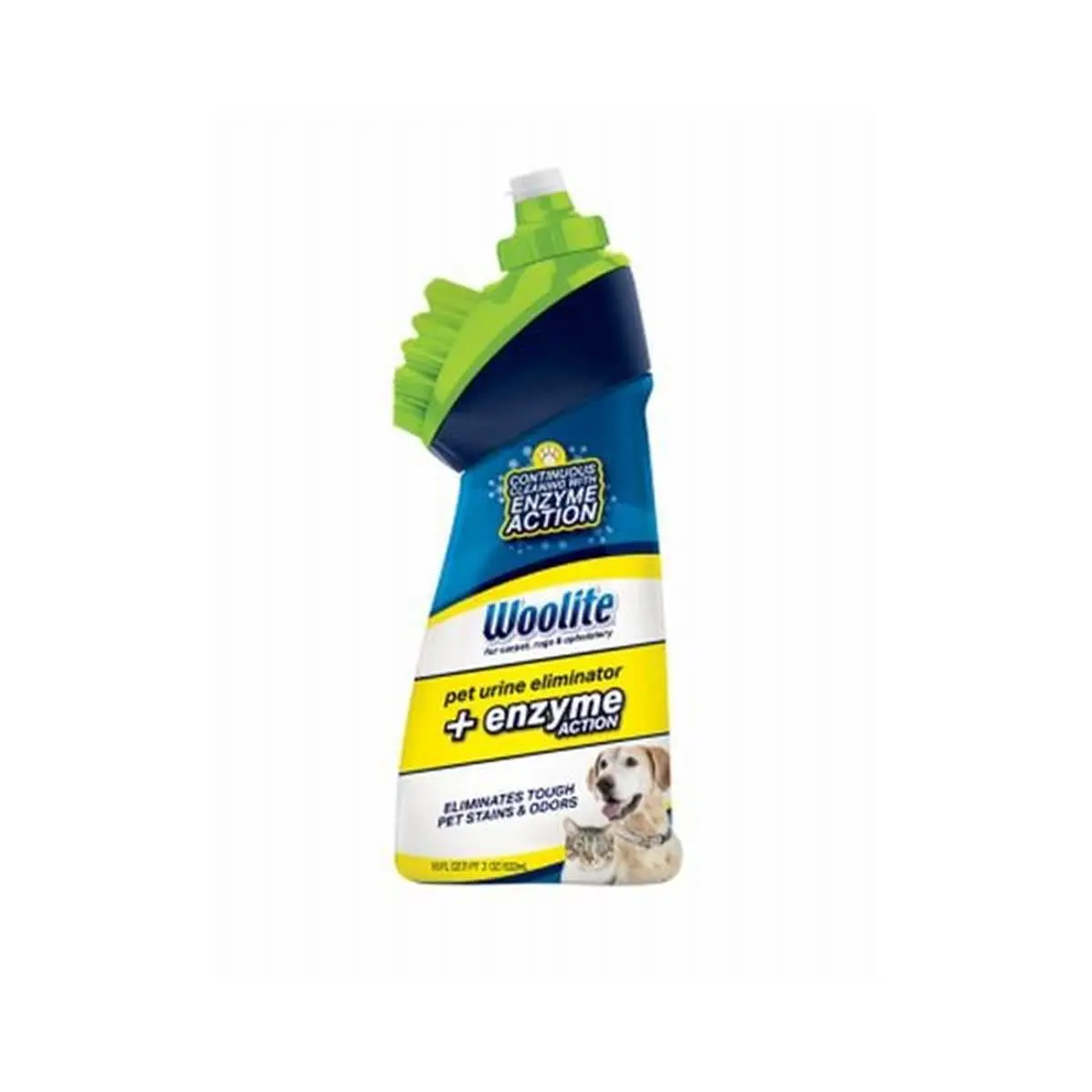 BISSELL Pet Urine Eliminator Plus Bio-Enzyme Liquid Spray Stain Remover - 18 oz, Built-In Brush, Water-Safe, Fresh Deodorizer, 25% More Odor Block Technology, Marking Repellent Odor & Stain Removers, Discourages Re-Soiling, Up to 24H Dog Protection