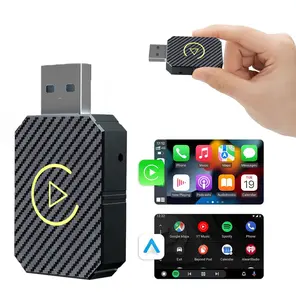 Mini Wireless Apple CarPlay Adapter, for both Apple and Android,converts wired to wireless, suitable for factory wired CarPlay cars from 2016+