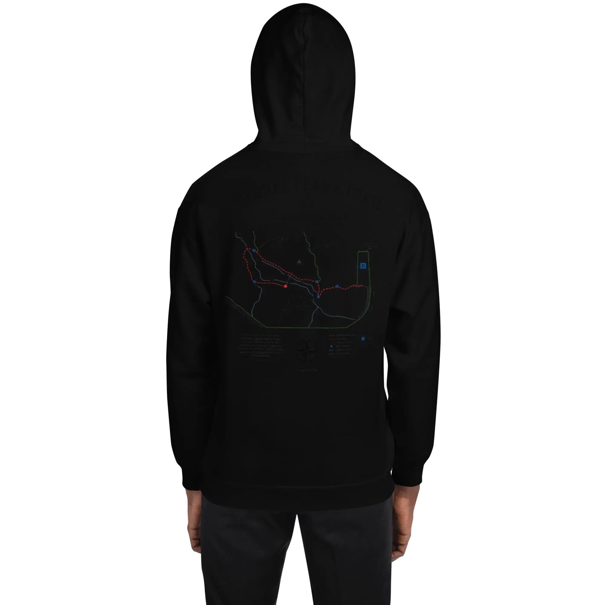 Eternal Flame Trail Hoodie - Gildan 18500
