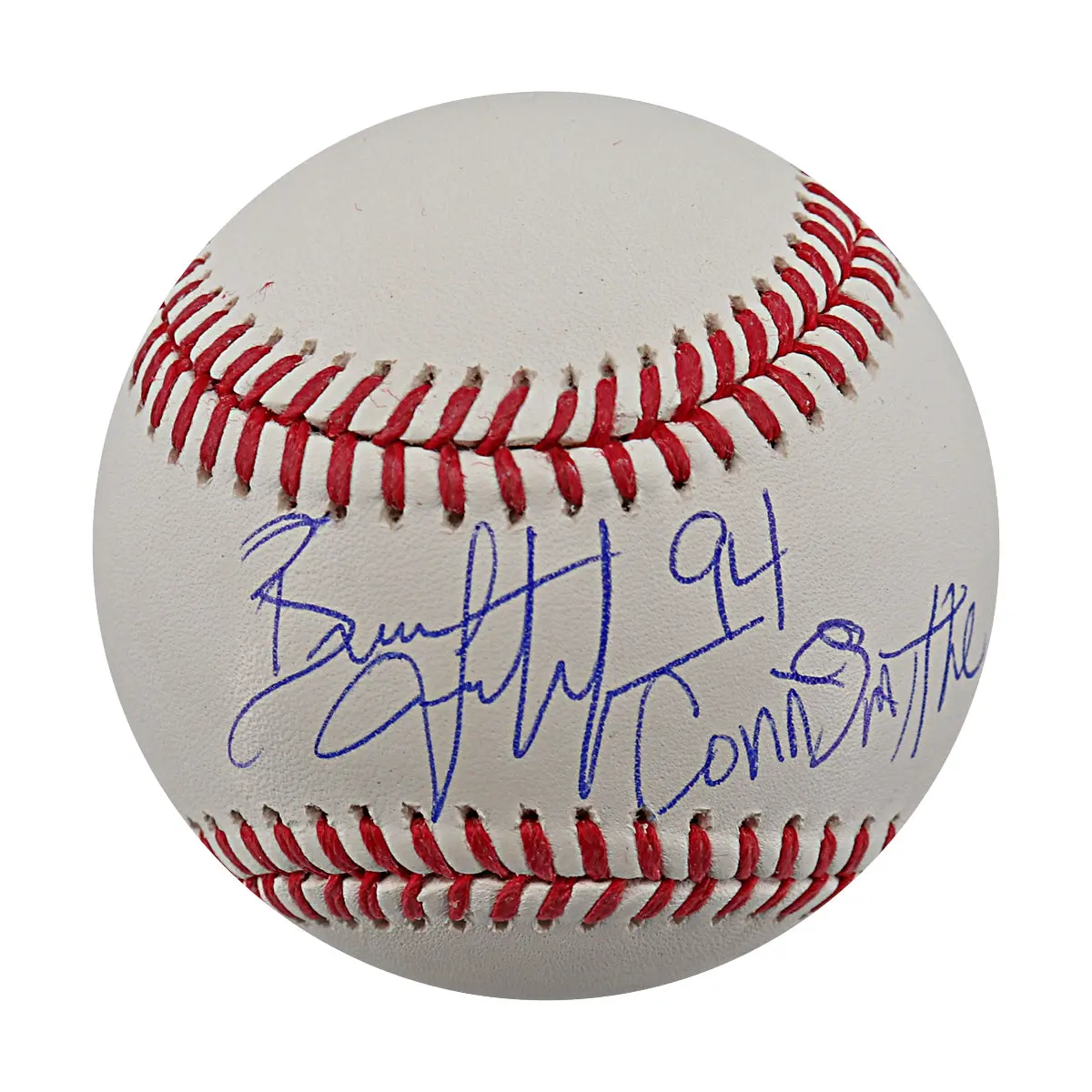 Brian Leetch New York Rangers Autographed Signed Inscribed 94 Conn Smythe Rawlings MLB Baseball (CX Auth)