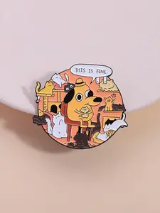Cartoon Dog Design Cute Brooch, Fashion Accessories for Women & Men, Perfect for Sarcastic Humor Lovers