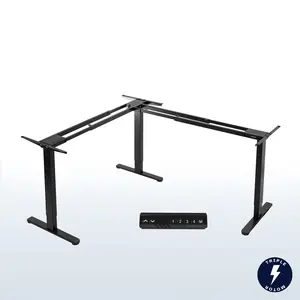 Electric Multi Motor Corner Desk Frame with Memory Controller