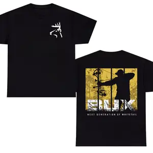 BUX Hunting Co Bow Hunting T-Shirt – Whitetail Archery Graphic Tee, Deer Hunter Bowhunter Shirt, Outdoor Unisex Cotton Apparel Gift