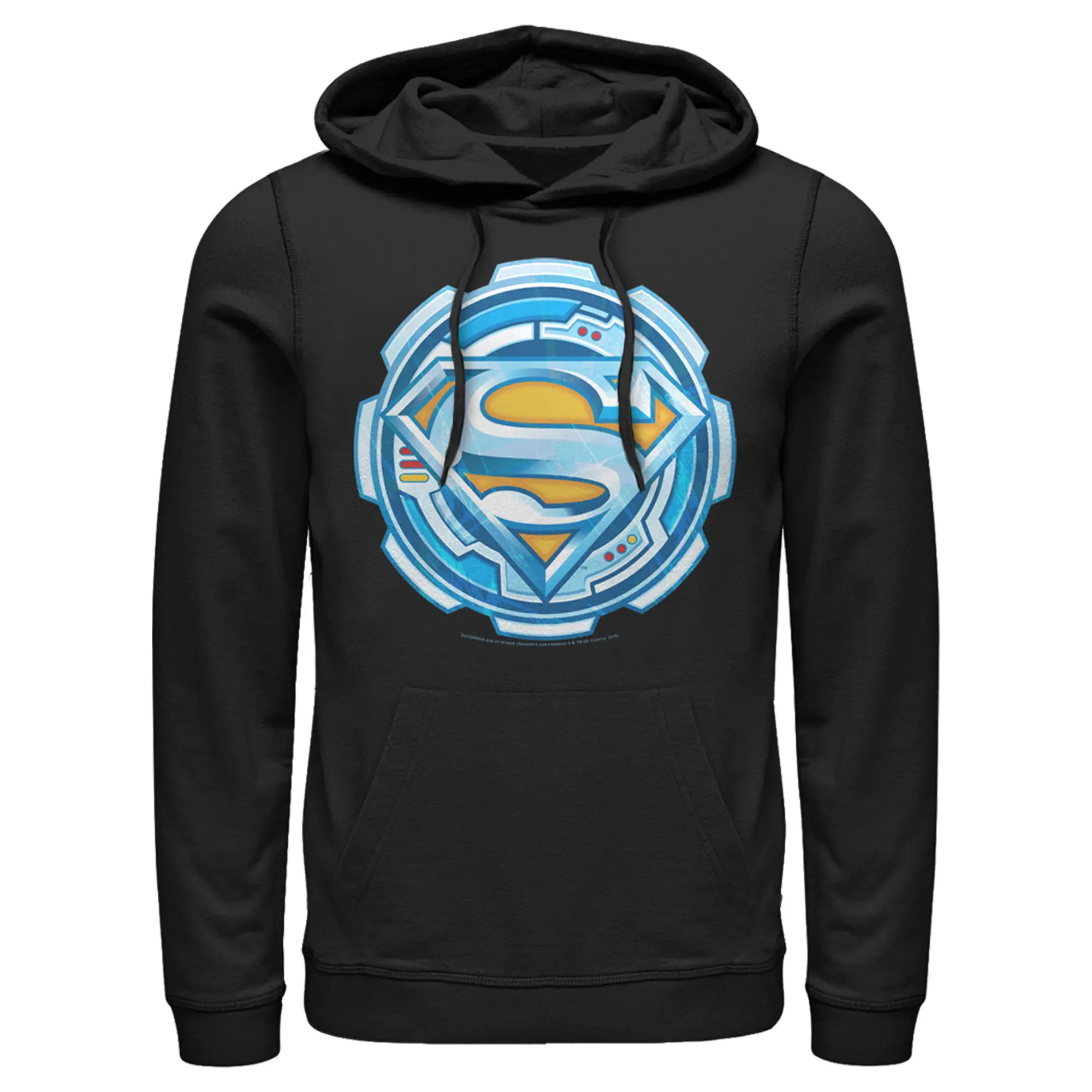 Men's Superman Logo Gear Pull Over Hoodie
