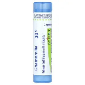 Boiron Chamomilla, 30C, Teething  & Irritability, Approx 80 Pellets